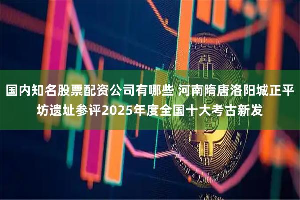 国内知名股票配资公司有哪些 河南隋唐洛阳城正平坊遗址参评2025年度全国十大考古新发